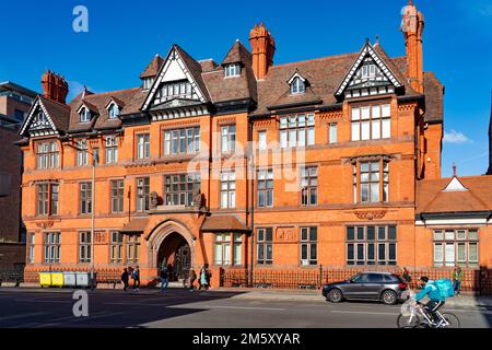 The former Liverpool Ear and Eye Infimary, Hardman Street, Liverpool. Pictured here in October 2021. Stock Photo