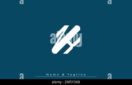 Alphabet letters Initials Monogram logo NK , KN Stock Vector