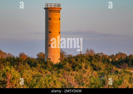 The World War II Lookout Tower, Cape May, New Jersey USA, Cape May, New Jersey Stock Photo