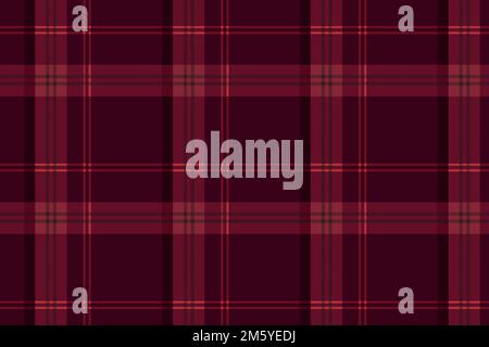 Seamless tartan background, red abstract pattern design vector Stock Vector