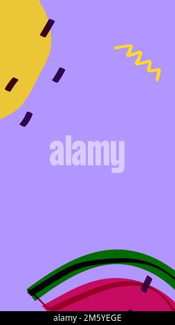 Watermelon fruit on a purple background design resource Stock Vector