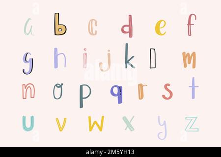 Set of Hand drawn vector calligraphy letters C and D. Script font ...