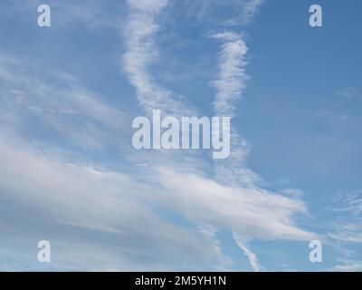clouds in the blue sky. Background and wallpaper Stock Photo