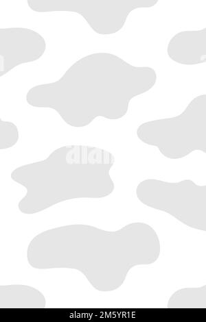 Light gray seamless cloud patterned background vector Stock Vector