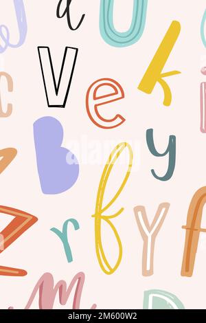Hand drawn doodle alphabet Stock Vector Image & Art - Alamy