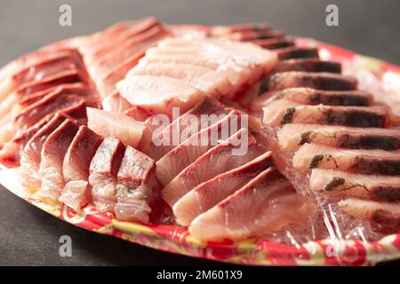 Sashimi, fresh raw fish dish Stock Photo