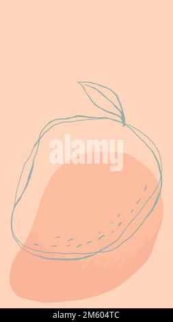 Mango cute fruit vector design space Stock Vector