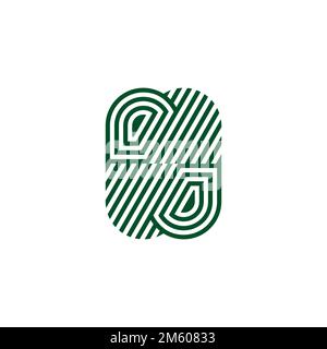 letter mj abstract finger print logo vector Stock Vector