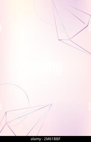 Geometric shapes vector background design space Stock Vector