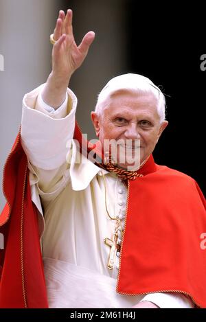 Vatican City State, Vatikanstadt. 28th Dec, 2022. Pope Benedict XVI/dpa/Alamy Live News Stock Photo