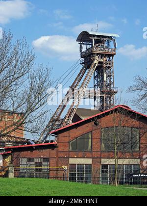 Coal mine Michal in Ostrava region in Czech Republic, nowadays a museum Stock Photo