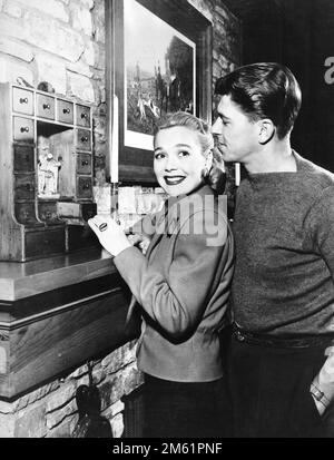 Ronald Reagan and Jane Wyman (1940s) 2 Stock Photo