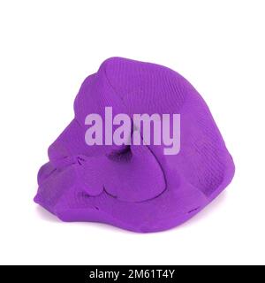 Plasticine  isolated on white background. Stock Photo