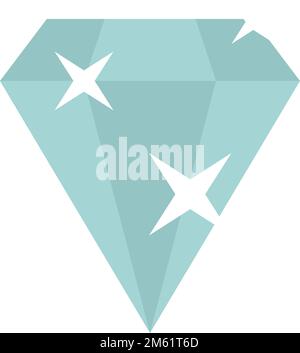 Bonus diamond icon. Flat illustration of Bonus diamond vector icon for web design isolated Stock Vector
