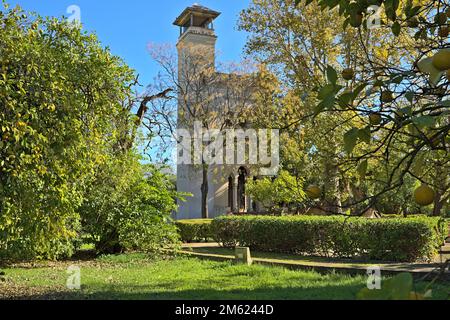 Pickman Pavilion near the Andalusian Centre for Contemporary Art on a sunny day Stock Photo