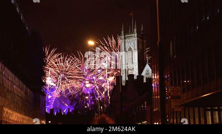 31 December 2022 - London Eye Fireworks 2023, New Years' Eve