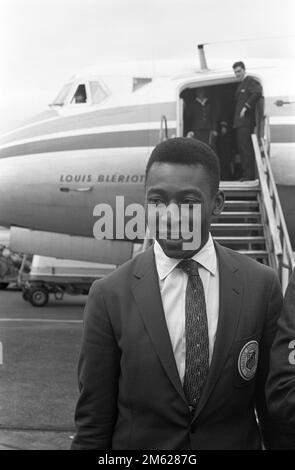 Pele legendary Brazilian football player being escorted by security as ...