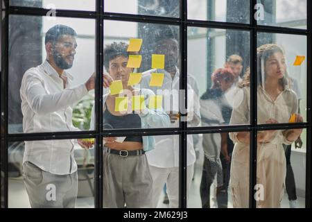 Startup and implementation of a small business project. Stock Photo