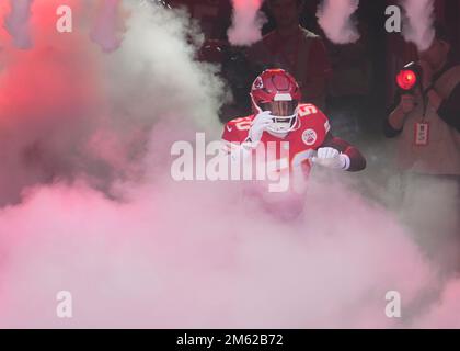 Kansas City, United States. 01st Jan, 2023. Kansas City Chiefs linebacker Willie Gay (50) makes an entrance at Arrowhead Stadium in Kansas City, Missouri on Saturday, January 1, 2023. Photo by Jon Robichaud/UPI Credit: UPI/Alamy Live News Stock Photo