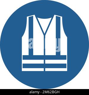 ISO 7010 M015 – Wear high visibility clothing Stock Vector