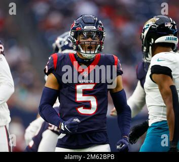 January 7, 2023: Tennessee Titans quarterback Joshua Dobbs (11) is sacked  by Jacksonville Jaguars defensive end Roy Robertson-Harris (95) during a  game in Jacksonville, FL. Romeo T Guzman/CSM/Sipa USA.(Credit Image: © Romeo