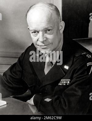Dwight D. Eisenhower 1945 Stock Photo - Alamy