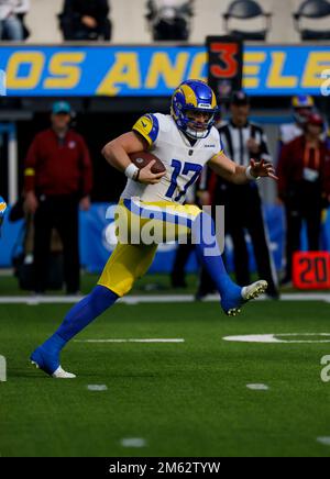 Inglewood, California, USA. 01st Jan, 2023. Los Angeles Rams running back  Malcolm Brown (41) celebrates after scoring a touchdown during the NFL  football game between the Los Angeles Rams and the Los