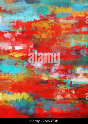 Abstract background of colorful creative painting Stock Photo