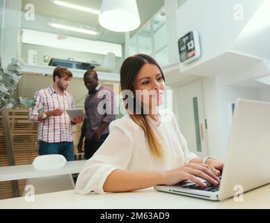 Young Entrepreneurs Working at the Office Stock Photo