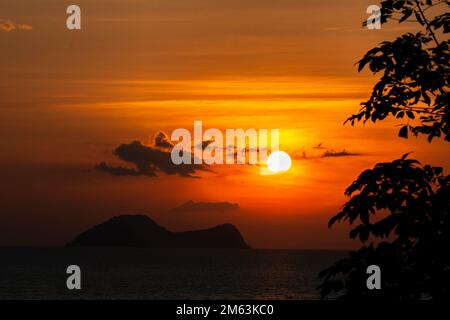 Sunset view from The Culvert Hotel Resort, Kuching, Sarawak, East ...