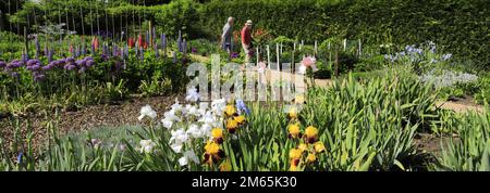 The Garden of Surprises at Burghley house, Elizabethan Stately Home on the border of Cambridgeshire and Lincolnshire, England. Stock Photo