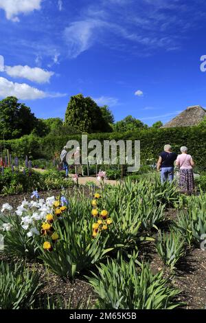 The Garden of Surprises at Burghley house, Elizabethan Stately Home on the border of Cambridgeshire and Lincolnshire, England. Stock Photo