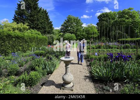 The Garden of Surprises at Burghley house, Elizabethan Stately Home on the border of Cambridgeshire and Lincolnshire, England. Stock Photo