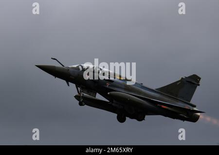A French air force Rafale takes off during Frisian Flag 22 at ...