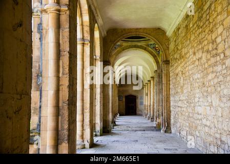 Roman arcade at All Souls College, Oxford University, Oxford, England. Stock Photo