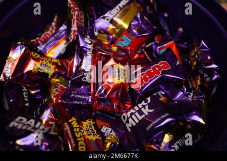 Cadbury Heroes chocolates in tin