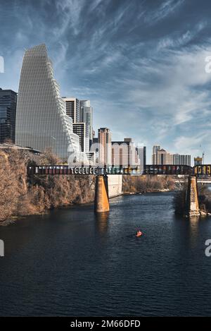 Google Building in Austin, Texas Stock Photo