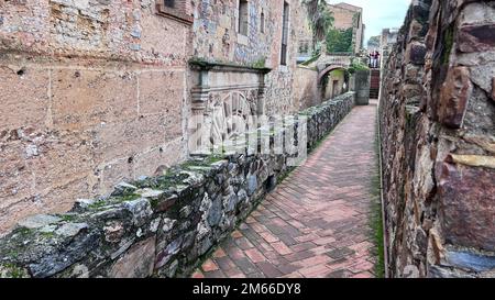 wall of Cáceres of Roman origin Stock Photo