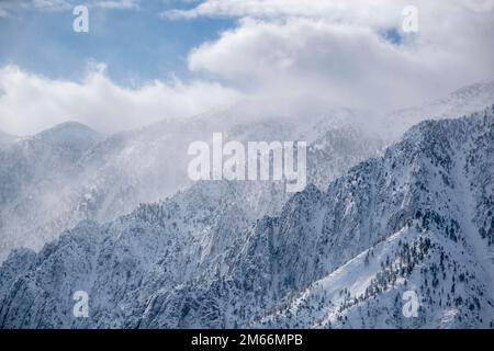 Sherwin Grade Winter snow really transforms the Eastern Sierra around Sherwin Grade ...