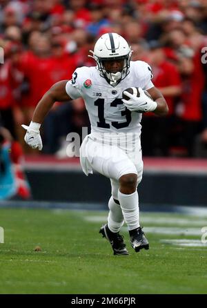 Penn State running back Kaytron Allen (13) celebrates with offensive ...