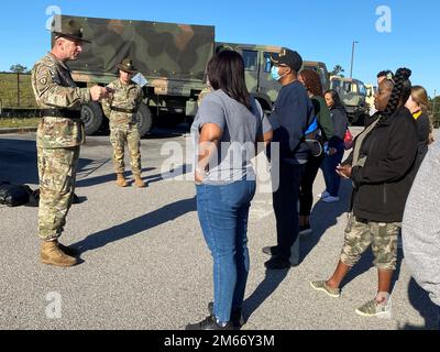 Basic training barracks at Fort Jackson provide housing, administrative ...