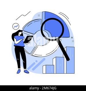 Competitive analysis abstract concept vector illustration. Marketing competitor research, competitive project, market analysis, product release, indep Stock Vector