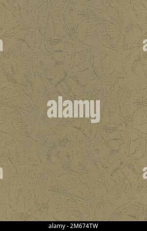Brown Mustard Sepia Embossed Art Paper Texture Retro Vintage Background, Natural Vertical Rough Craft Sheet Textured Macro Closeup Pattern Blank Empty Stock Photo
