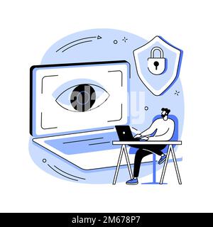 Eye Tracking Technology Abstract Concept Vector Illustration Eye