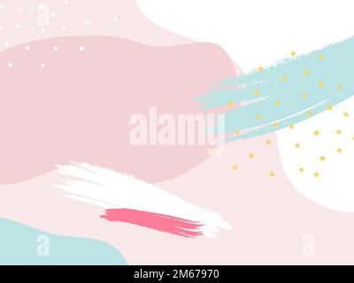 Colorful Memphis design background vector Stock Vector