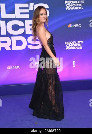 Olivia Wilde arriving to the People’s Choice Awards 2022 at Barker