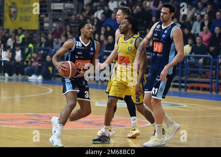 Stewart Elijah Jarrod Gevi Napoli during the Italian Basketball A