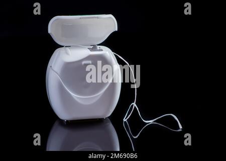 Open Dental Floss Container Isolated On Stock Photo 640500310