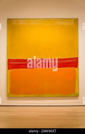 Mark Rothko painting No 5 / No 22, 1950, MOMA, The Museum of Modern Art, New York City, USA Stock Photo