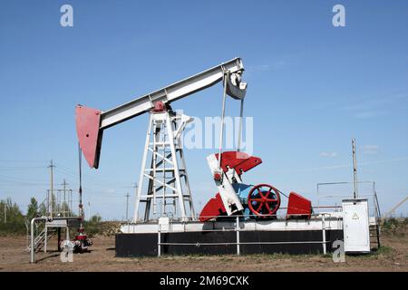 Industrial construction and mechanism. Oil pump jack.